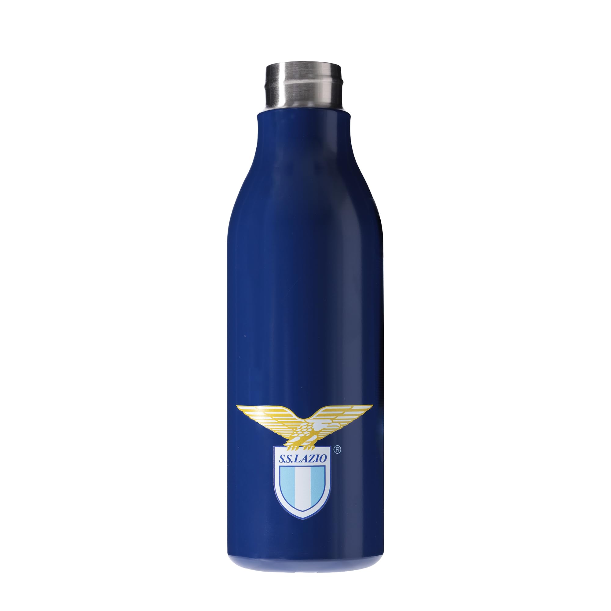 Only4fan S.r.l. Ss Lazio Trinkflasche/Thermosflasche mit Band, offizielles Produkt, Unisex, Erwachsene, Blau, Einheitsgröße