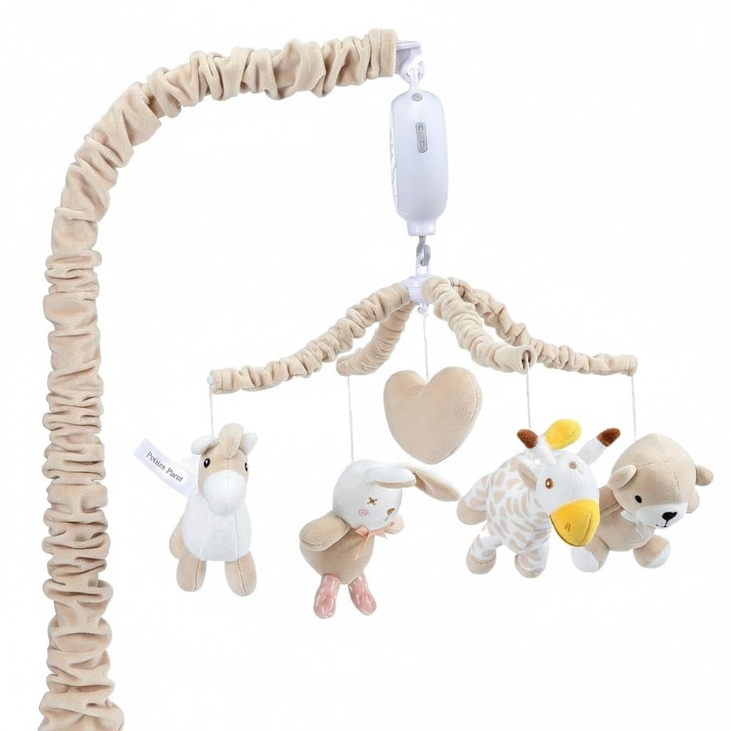 Amazon.com : Musical Crib Mobile with 12 Lullabies, Rotating Arm