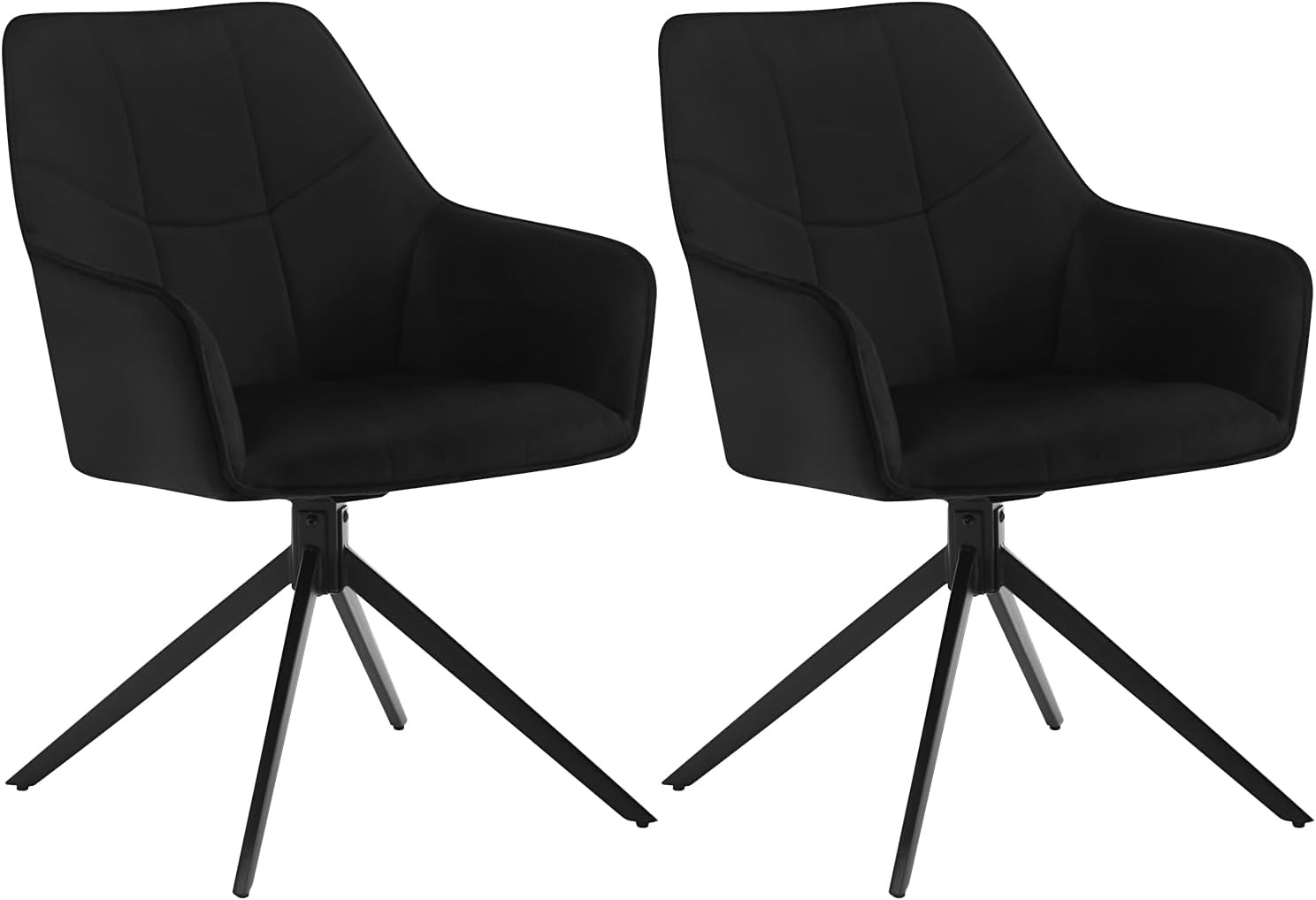 Lestarain Chaise de Salle à Manger Pivotante, Chaise Scandinave, Chaise