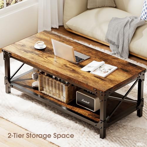 47 Inch Rectangle Coffee Table
