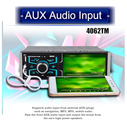 Radio para carro con pantalla táctil 4.1 pulgadas Eaglerich miniatura 7