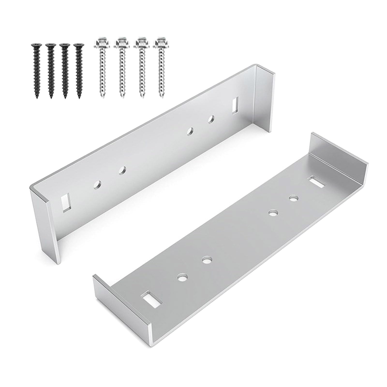Kalttoy Multicolor 2Pcs Heavy Duty Mailbox Brackets Stand Aluminum Ensuring Stability Against Tilting For Homes, Apartment Mailboxes Secure Mailbox Fixtures