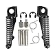 XMT-MOTOR Fußrasten Motorrad-Fußstütze für Fahrersitz Pedale Fußpedale für Kawasaki ZX-6R ZX636 2003-2023 ZX-9R 1998-2003 ZX-10R 2004-2013 Z1000 2007-2016 Z800 2016 Z H2 2020-2023