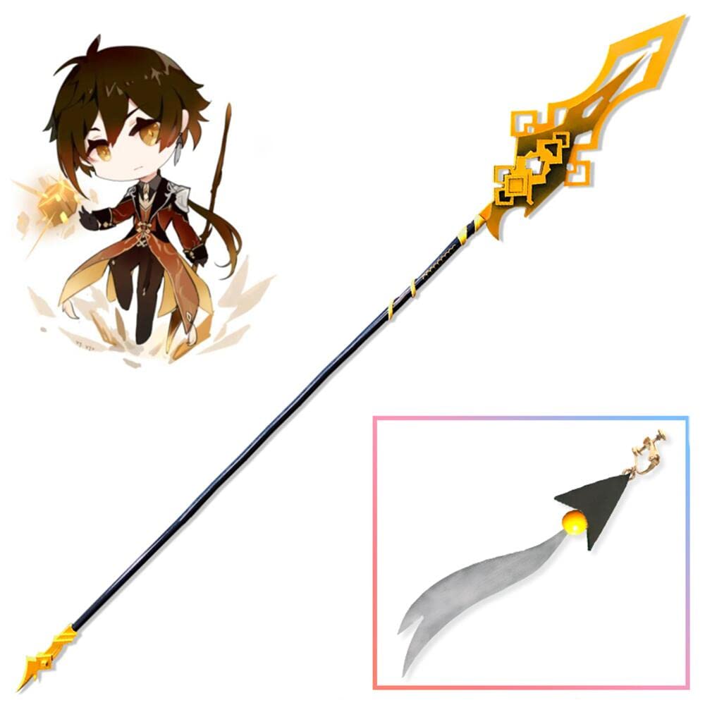 【即日発送可能】 原神 鍾離 コスプレ 武器 道具 破天の槍 原神 コスプレ 鍾離 ショウリ 岩神 破天の槍 武器 道具