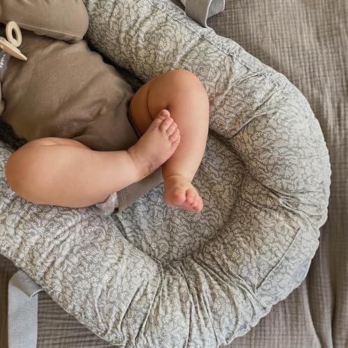 Reducteur de lit bebe 100% coton lavable pour sécuriser le cododo en douceur - 6