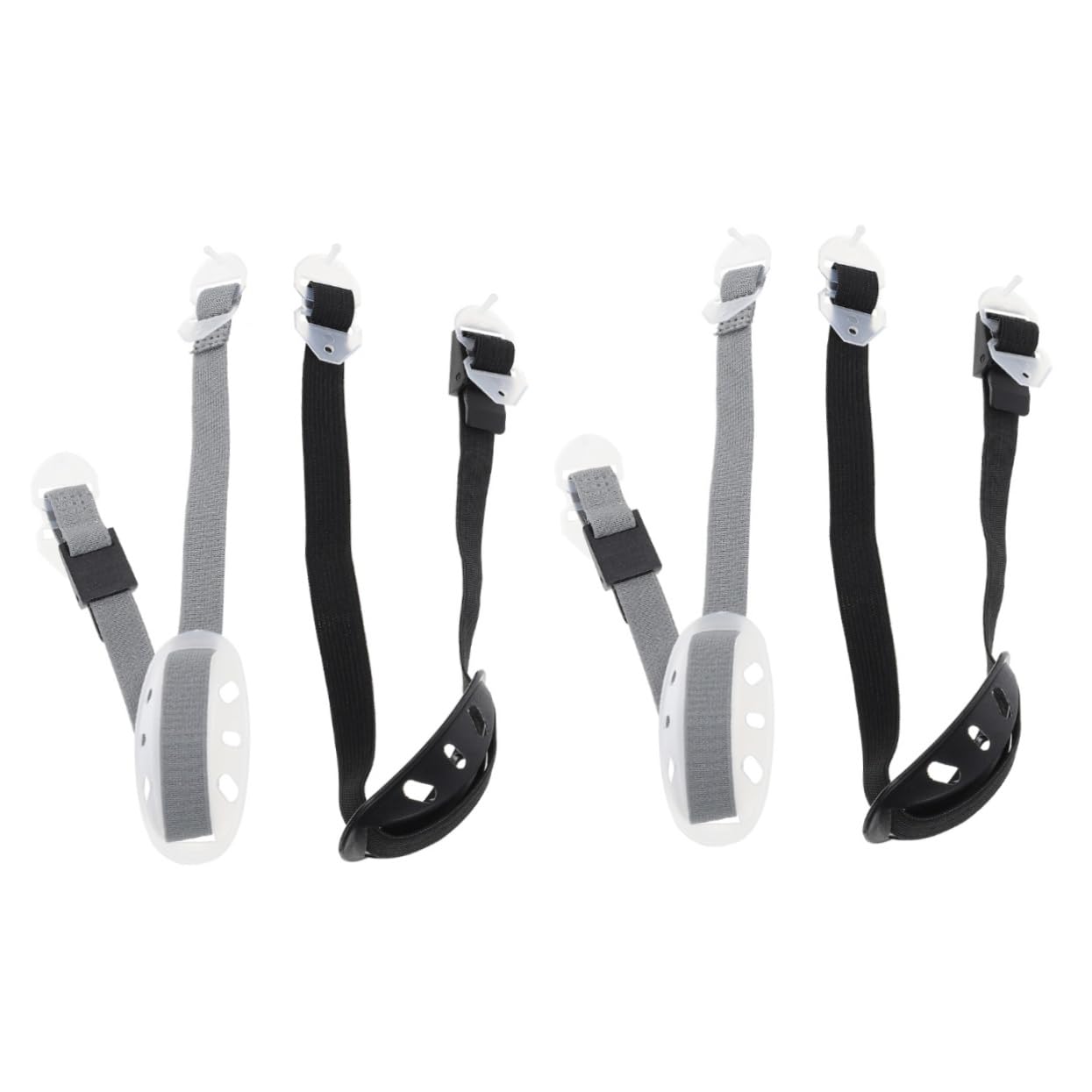 Yardwe 2sets Safety Helmet Sweatband Easy Install Chin Strap for Hard Hat Accessory 2pcs*2