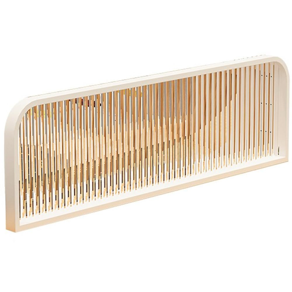 LWJSOCP White Iron Divider for Dining Areas Countertop Partition for Restaurant & Hotel Desk Privacy Panel Commercial Divider Low Fence Separator (40x90cm)