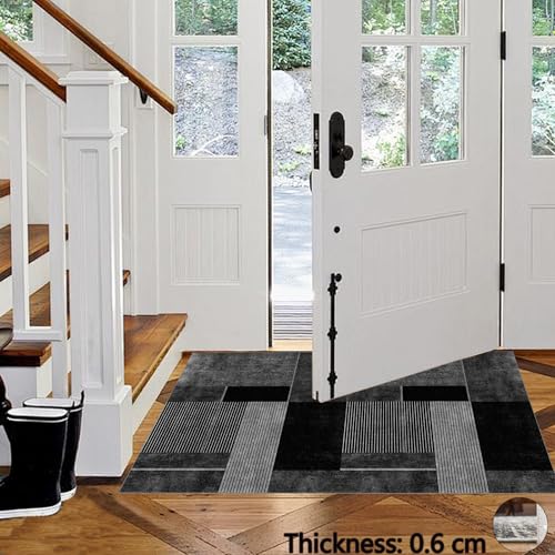 Alfombra de pasillo larga antideslizante lavable para cocina y entrada de 50x200 cm 4