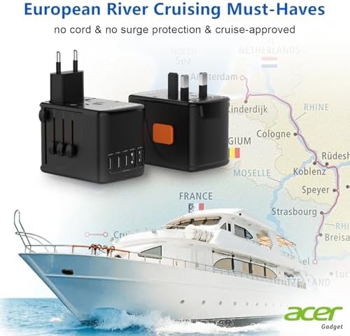 Acer Universal Travel Plug Adapter - International Power Adapter with 5 USB Port... 7 51UrB3emFoL. AC