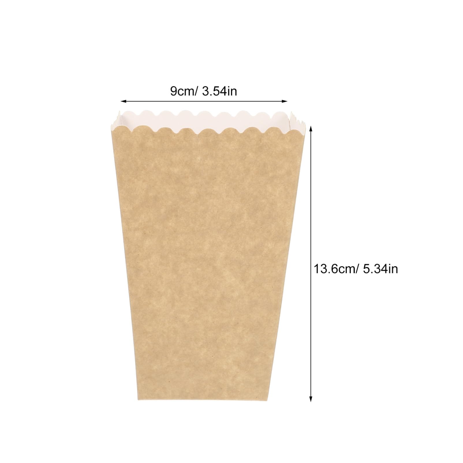 ULTECHNOVO 100piezas Caja De Palomitas De Papel Para Eventos Embalaje Snacks Decoración Para Fiestas De Cumpleaños y Bodas Material Cartón Resistente Estilo Cine