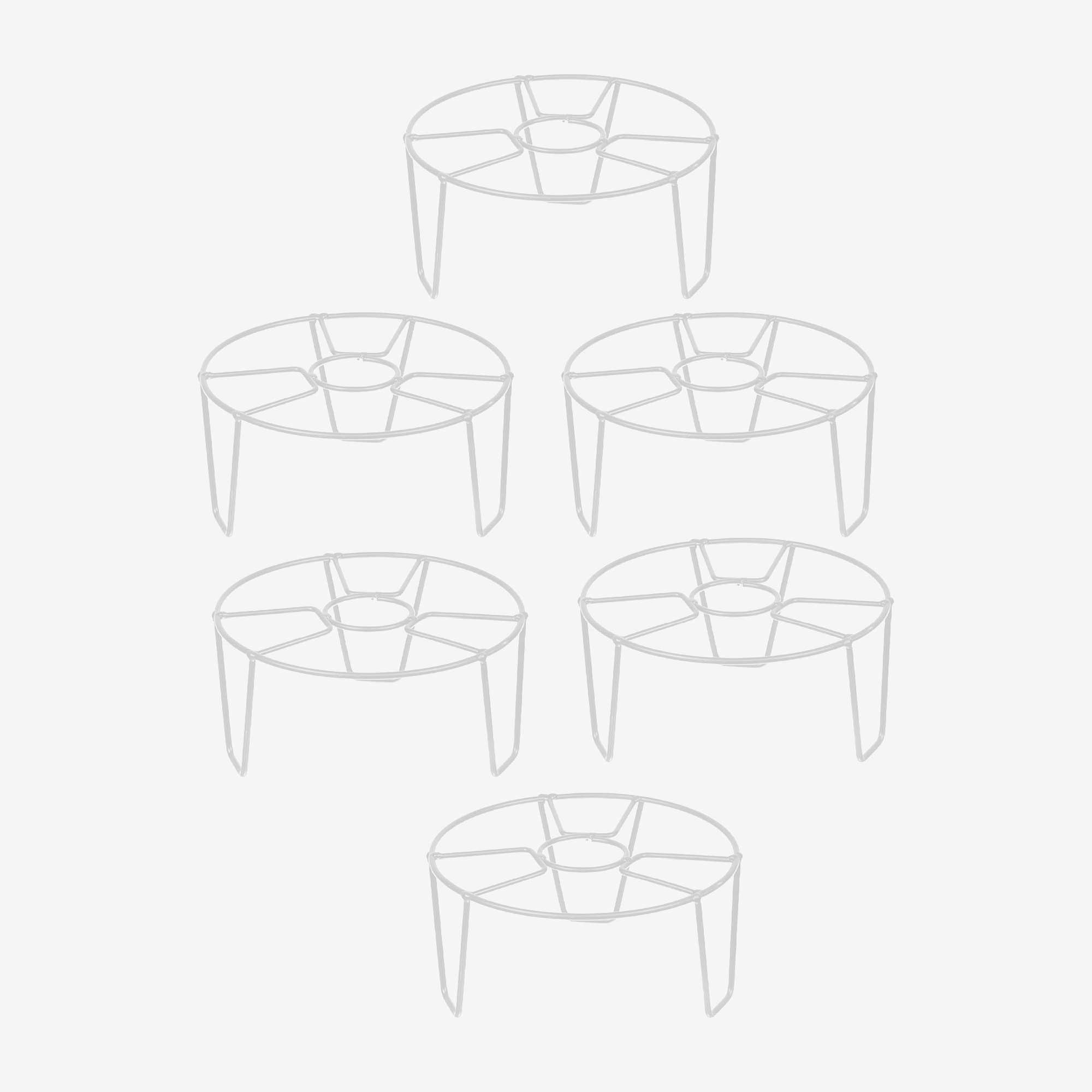 NAYRA Plant Stands - Modern Metal Planter Feet -3