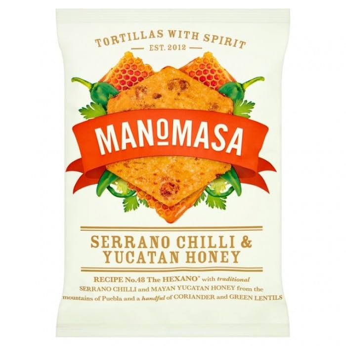 Manomasa - Serrano Chilli & Yucatan Honey - 16 x 40g