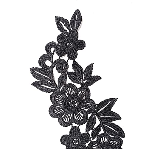 GIVBRO Toppa da cucire Fiore Ricamato Applique