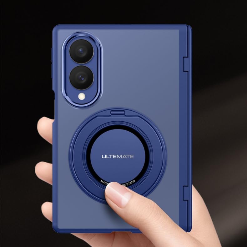 Custodia magnetica compatibile con Samsung Galaxy Z Fold 8 (nero, schermo HD)
