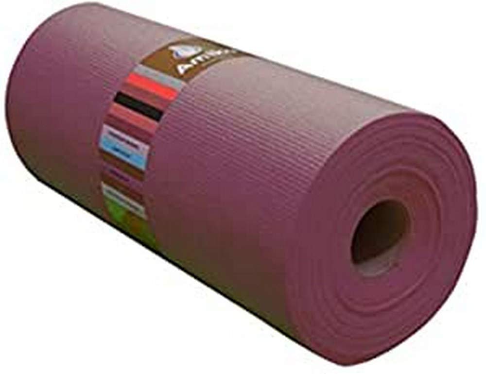 Amiko Alfombra Antideslizante Multiusos Tupida Vino 0.61x12M