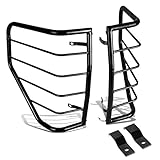 Compatible with Ford F-150 12th Gen Pair of Bolt-On Rear Tail Brake Light Guards (Black)