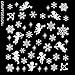 Produktbild Nailart - Sticker mit Glitter - selbstklebend - Winter/Weihnachten/Christmas/Sterne/Schneeflocken/Engel - 703-SN-109
