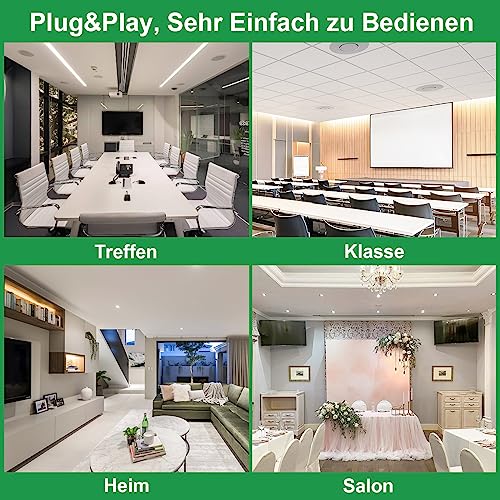 1Mii 3-in-1 Audio Sender Empfänger, Drahtlos Transmitter und 2 Receivers, 2.4G Niedrige Verzögerung, 100m Großer Reichweite von TV/PC zu Aktivlautsprecher/Subwoofer/Stereo, Cinch-Ausgang/-Eingang