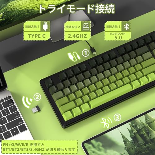 MAMBASNAKE M87PROV2 ゲーミング キーボード の商品画像 2