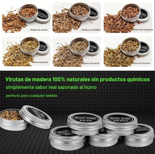 Ahumador de cócteles en kit completo, el regalo ideal para amantes del whisky 4