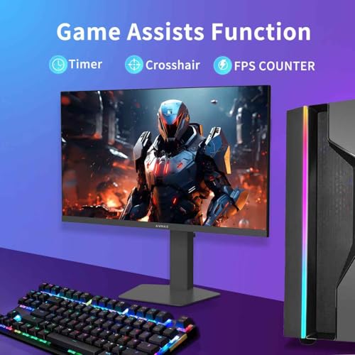 Image of AVMAX 24.5 Inch Gaming Monitor 320Hz /300Hz /240Hz,FHD1920X1080 Fast IPS,Adaptive FreeSync,90% DCI-P3,HDR400 Support,ErgoStand 2XDP1.4&2XHDMI2.0,M253B