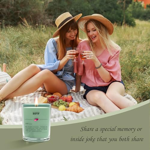 TRINIDa Candle Gift Set, 5.3oz Scented Candles Long Burning, BFF Funny Candles Gifts for Women, Soy Candle with Rose, Jasmine and Sandalwood for Relaxation & Pleasure - Image 6