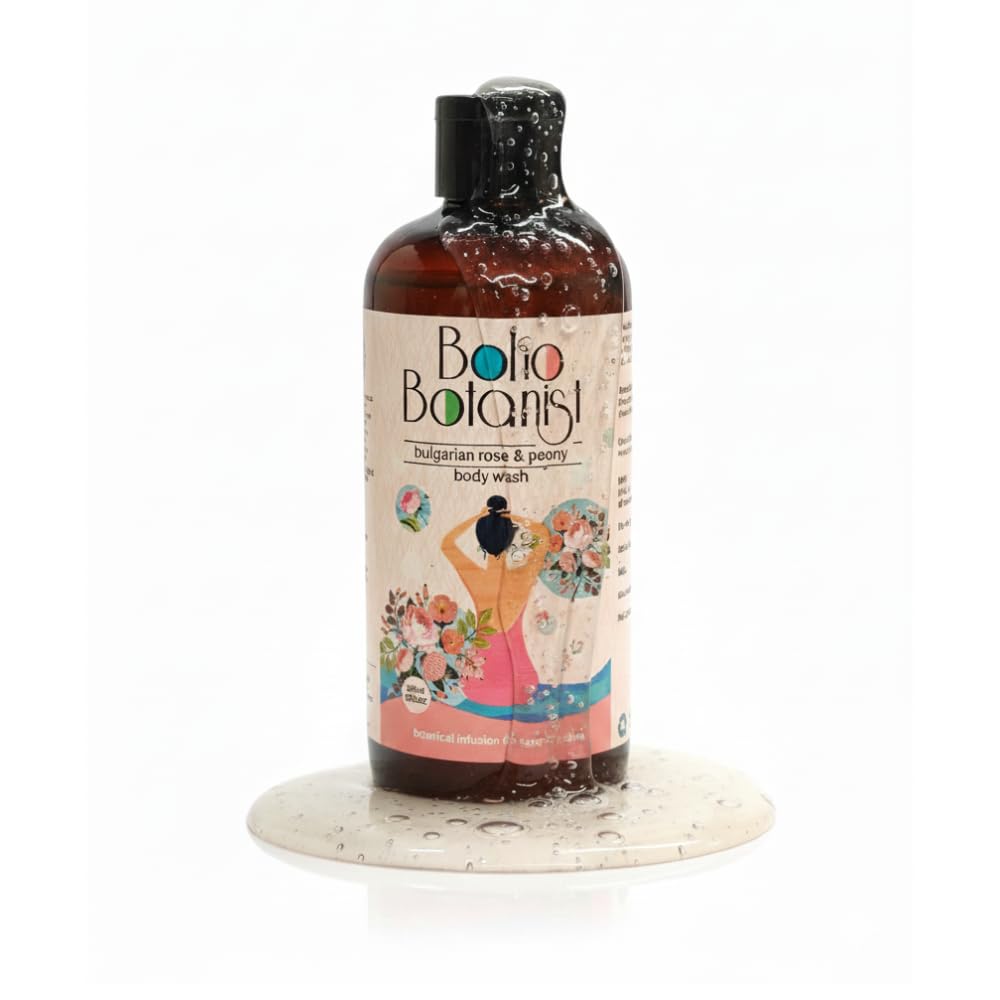 Boho Botanist Bulgarian Rose & Peony Body Wash, Botanical Infusion for Smooth Skin, 300ml-image-35