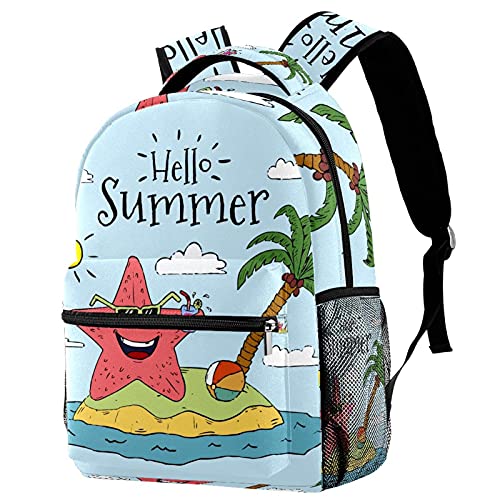 Sac à dos d'écolier ordinateur 14 pouces pour fille et garçon motif galaxie