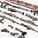 MaozyHomie 36 Pcs Weapons Pack Military U.S Field Force Weapons Toy Set - Brown Weapons Accessories Weapon Battle Building Blocks Compatible with Major Brand, 3 Years Old and up