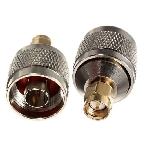5-Pack SMA Male to N Type Male Connector Adapter for WiFi Booster Antenna Cable USA Shipping