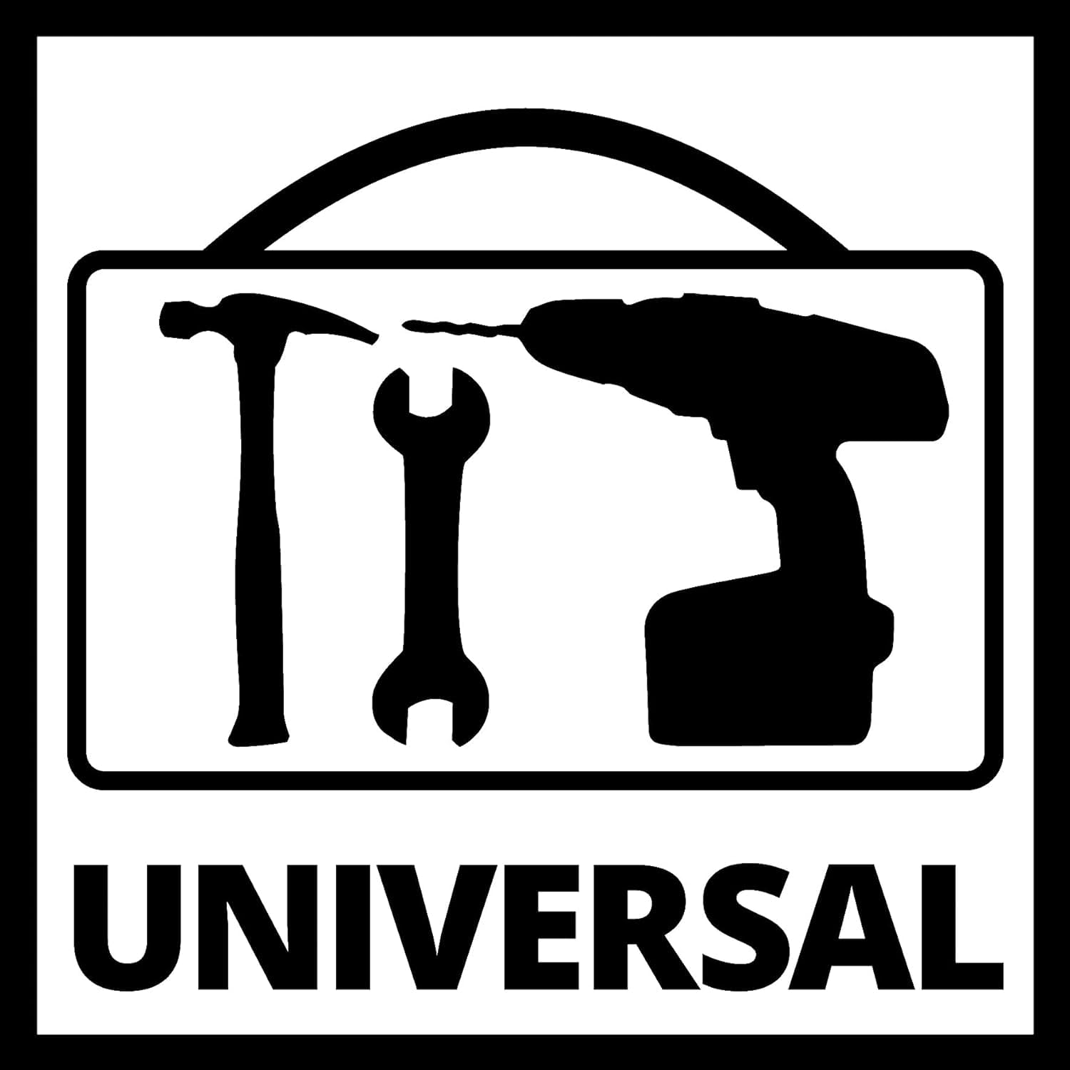 Einhell Borsa portautensili 56/29 - Valigetta per attrezzi e accessori, resistente con base rinforzata, tracolla, maniglia per il trasporto, varie tasche e scomparti - Contenitore per utensili