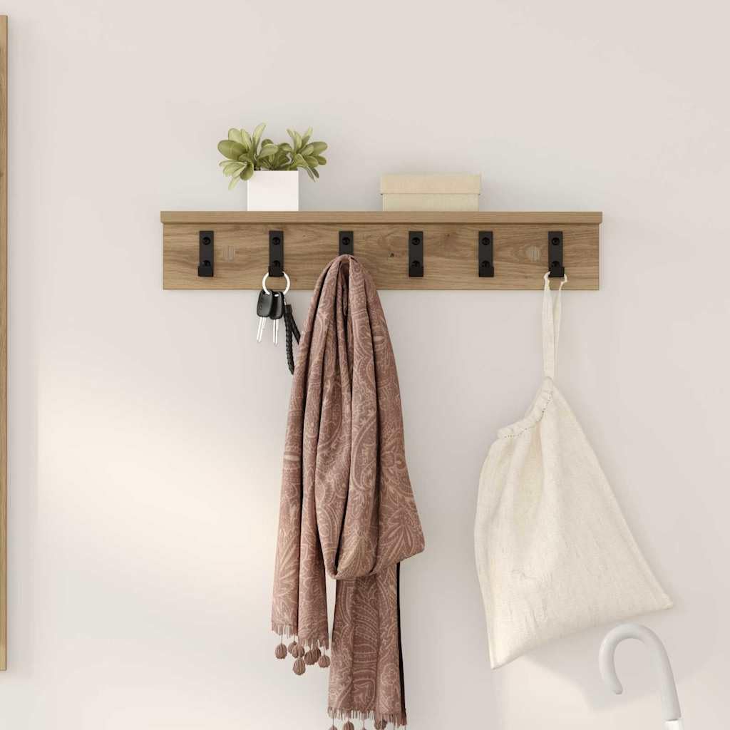 Table de chevet murale chêne Artisan étagère bois pour un cocon doux