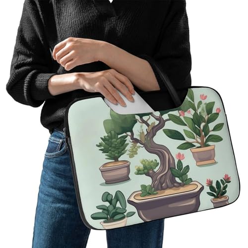 Bolso para laptop de cuero impermeable 15.6 pulgadas miniatura 2