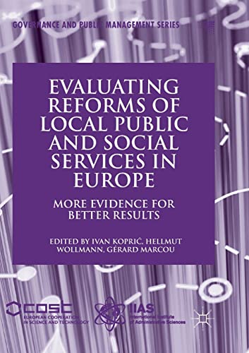 Evaluating Reforms of Local Public and Social Services in Europe: More Evidence for Better Results (Governance and Public Management)