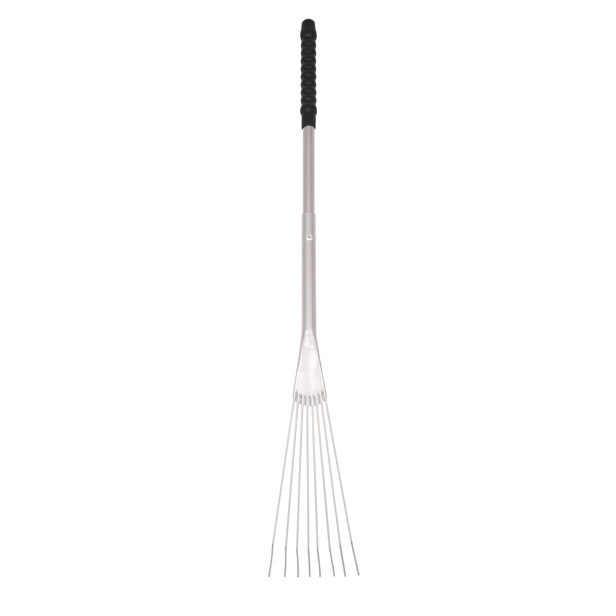 Red Gorilla Metal Garden Rake Black Long Extended Handle for Mucking Out Stable Yard 76cm โ image 1