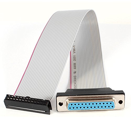 uxcell DB25 to IDC 26 Pin F/F Port Ribbon Cable Connector Adapter