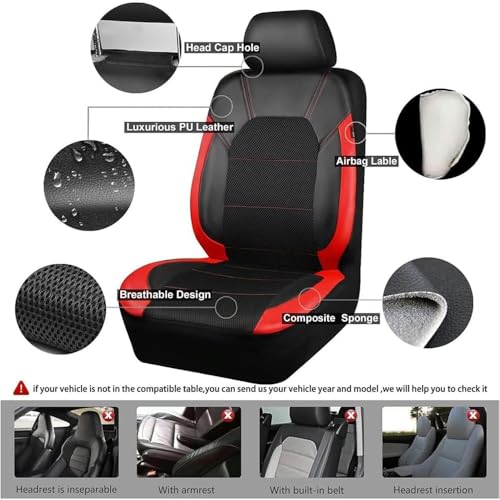 Housses de siège en cuir premium pour BMW X1 (2010-2023) - Élégance et confort de route