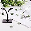 Magibeads 10Pcs Animal Cat Dog Paw Charms with Glitter Powder Alloy Enamel Puppy Footprint Charms Paw Prints Pendants for Jewelry Making Sea Green 17.7x16.6mm #2