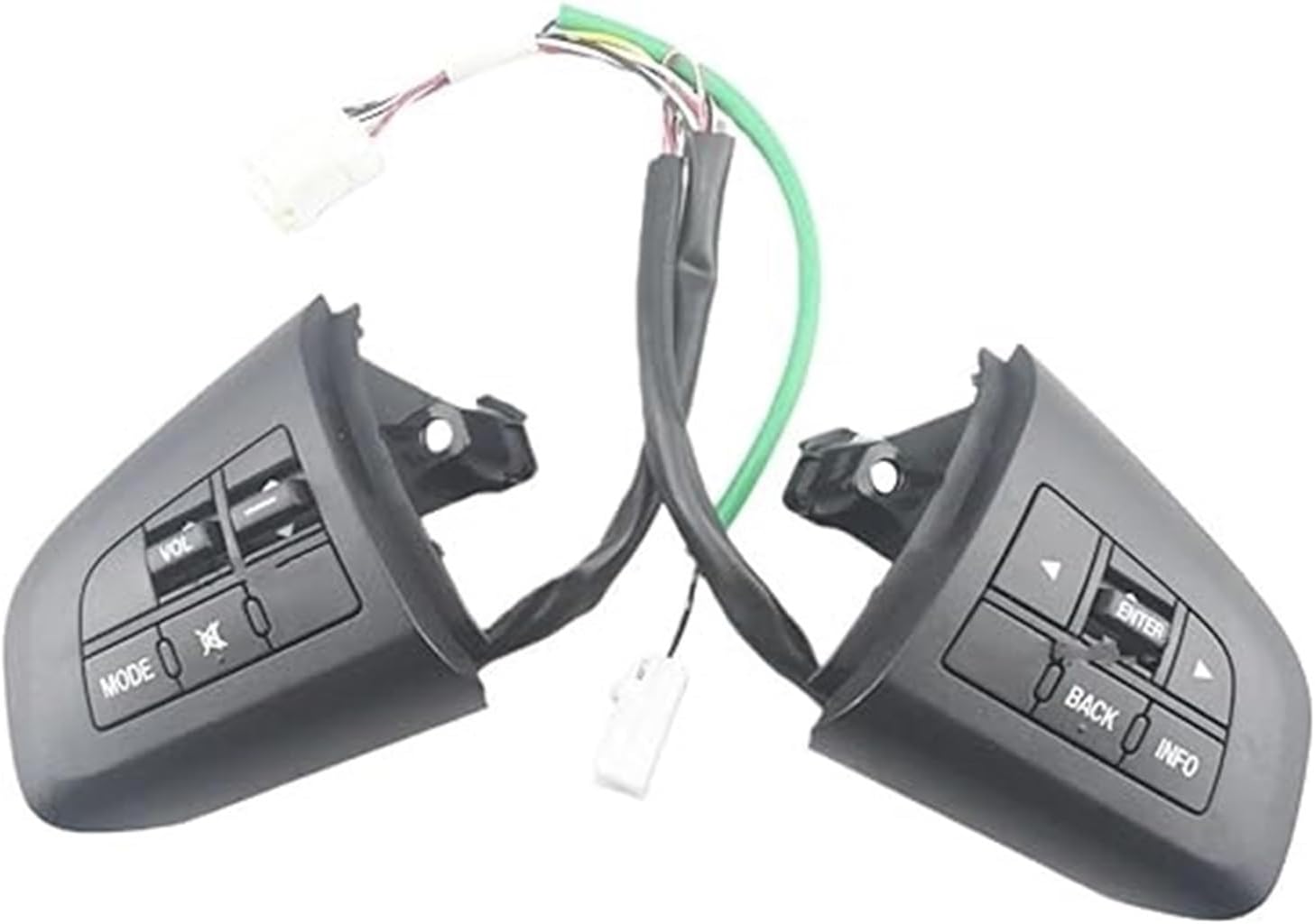 Steering Wheel Button Module For Mazda 3 5 CX-5 CX-7 2011-2015 1Pair Car Volume Mode Multi-Function Steering Wheel Switch Control Buttons