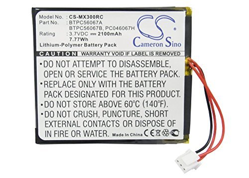 PS Vita 2007, PSV2000, PCH-2007, fits Part Number 4-451-971-01, SP86R, Game Console Cameron Sino CS-SP860SL 3.7V Li-ion 2100mAh/7.77Wh