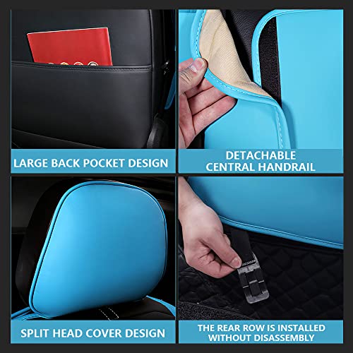 Jarmay Car Seat Cover For Chevrolet Camaro 2000-2023, Durable Wear Resistant Waterproof Seat Cover, Breathable No Odor Premium Leather Vehicle Interior Accessories.(Luxury 5 Seats,Black Yellow) #TOP5