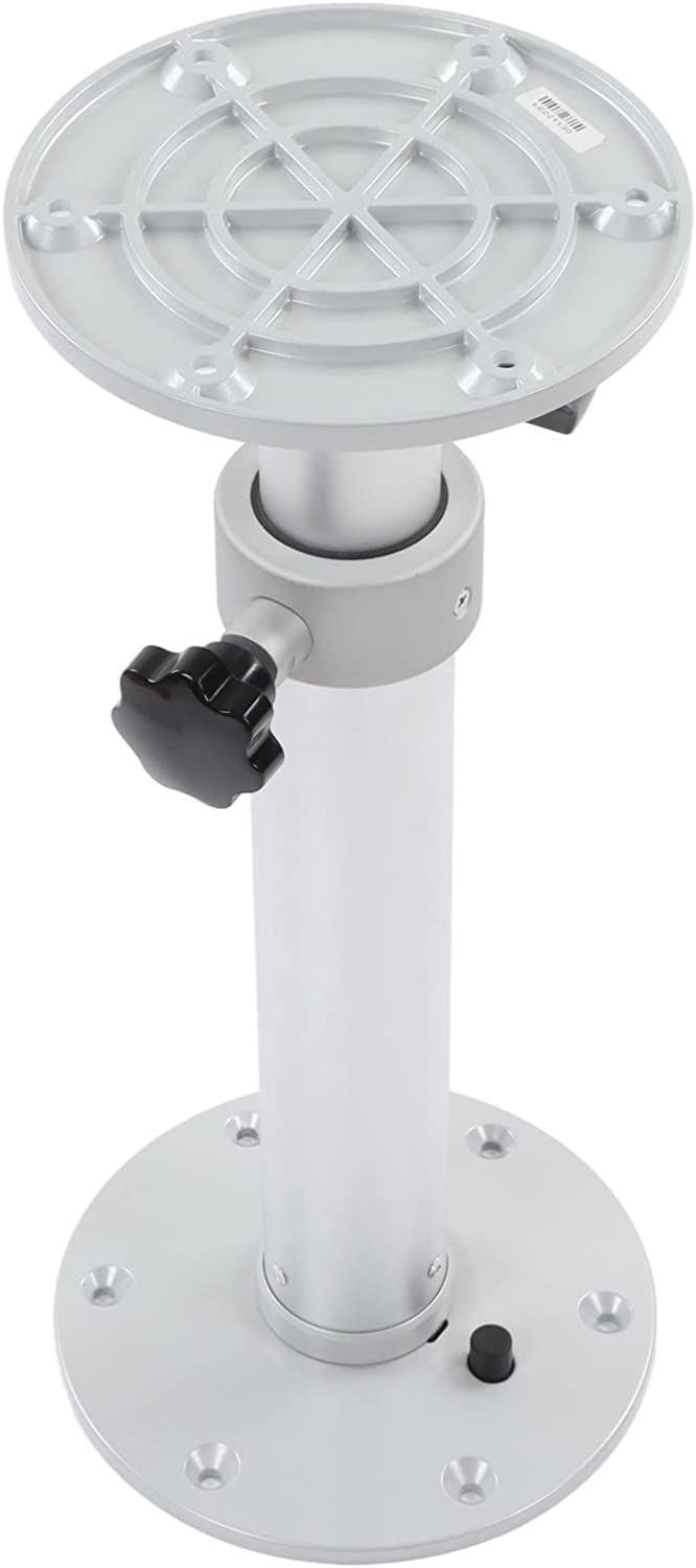 TANFEI Table Pedestal Leg, 360° Rotatable RV Table Base Stand Aluminum Alloy High Stability Multi Purpose Anodic Oxidation for Home for Camper for Boat