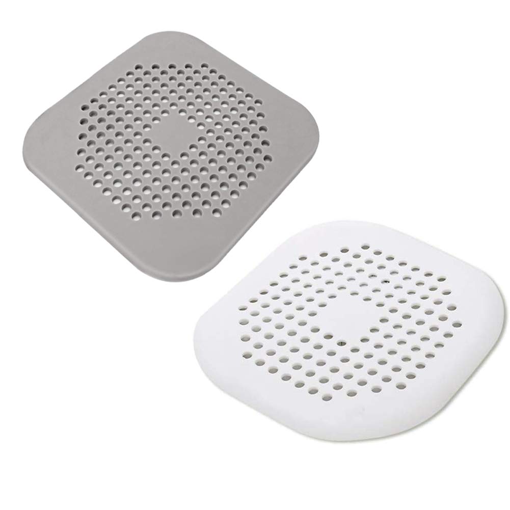2 Pcs Silicone Kitchen Sink Strainer, Filter for Kitchen Bathroom Tub, Kitchen Shower Drain Cover Hair Catcher 2019