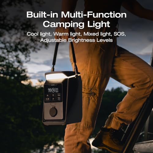 Image of EF ECOFLOW TRAIL Plus 300 DC Portable Power Station, 288Wh Power Bank (80000mAh), 140W USB C Output, Solar Generator, for Outdoor Camping, Travel, and Emergency Power (No AC Outlet Included)