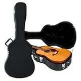 Gator Cases Traditonal Series Hard-Shell Wood Case for 6 or 12-String Dreadnought Style Acoustic Guitars&comma; &lpar;GWE-DREAD 12&rpar;