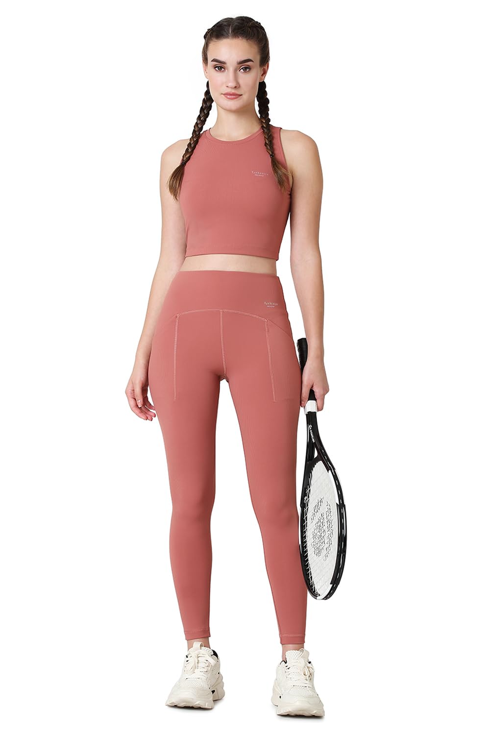 Van Heusen Women Wireless Non Padded Crop Top - High Stretch, Moisture Wicking, Moderate Compression