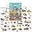 Magnetic Portable Playboard Construction Site Engineering Vehicles (44 Pcs)
