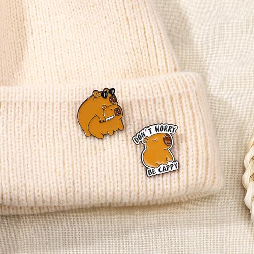 Image of Cute Enamel Pins Cartoon Lapel Pin Brooch Badge for Backpack Jackets Funny Tiger Pins for Gift Anime Enamel Pin for Clothing Hat Decoration