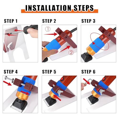 Image of Tufting Gun Kit 2 in 1 Non-Slip Grip Carpet Trimmer kit Digital Screen Controls Speed Rug Gun Kit Cut Pile /Loop Pile Rug Tufting Kit
