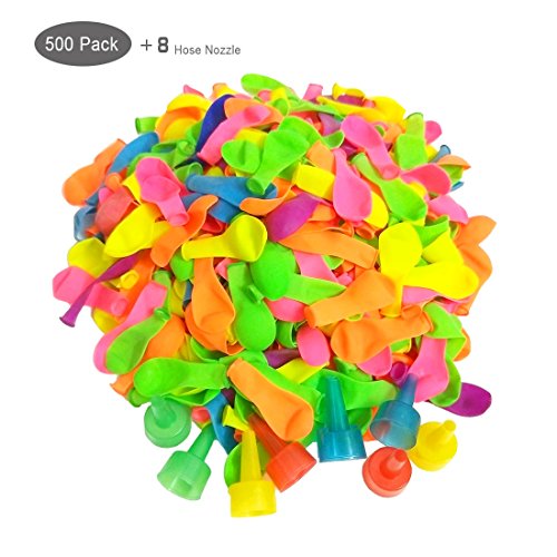 Joy.J 500X Ballon d'eau, Bombes à Eau, Coloré Ballons d'eau Magiques, Facile à Remplir